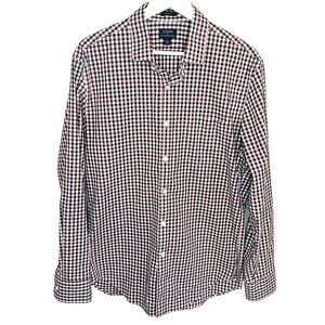 J.Crew Men's Plaid Button Down Shirt Large
